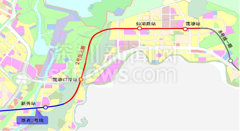 深圳地鐵2號線東延段（站點、線路圖、開通時間、最新消息）